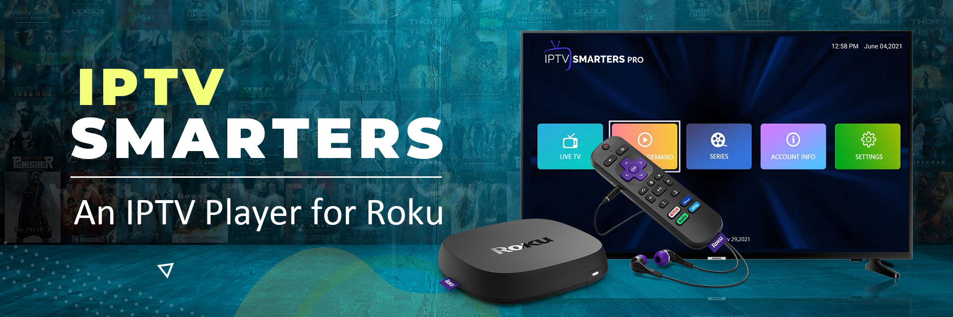 Install IPTV Smarter on Roku