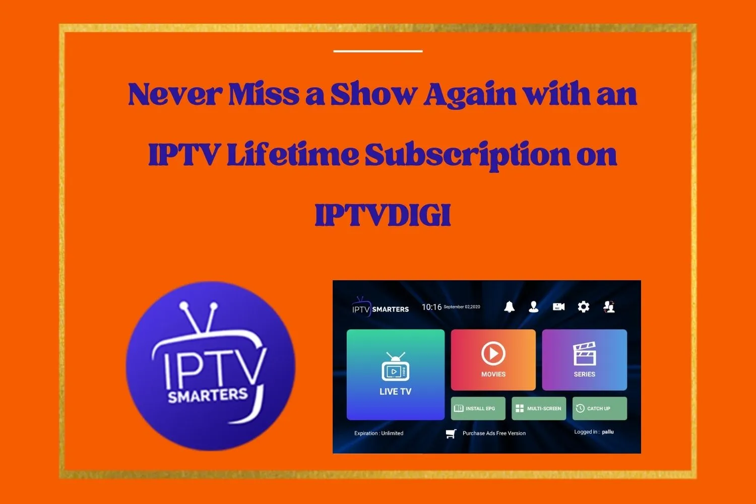 IPTV Lifetime Subscription