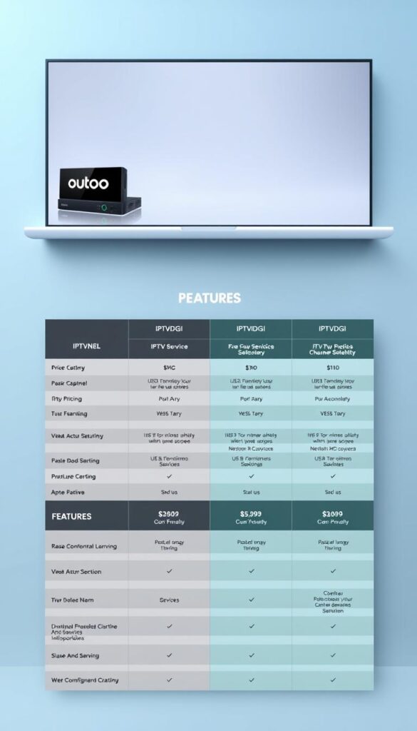 IPTV Service Comparison