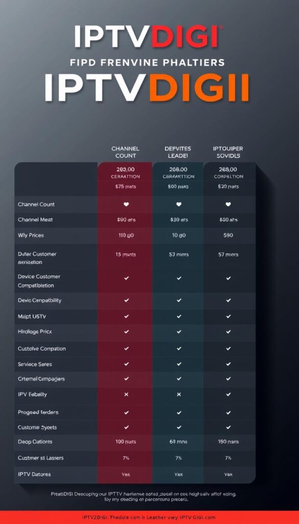 IPTV best providers comparison IPTV best providers comparison
