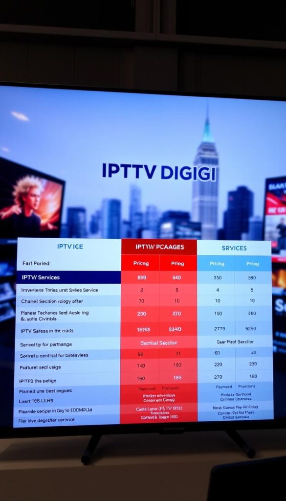 IPTV packages comparison