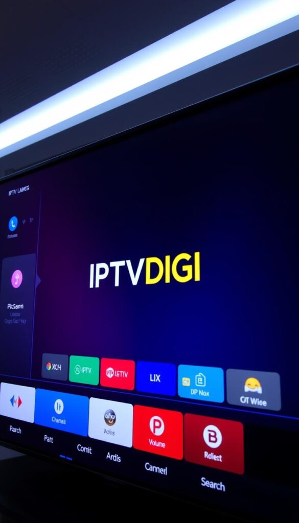 IPTV player interface