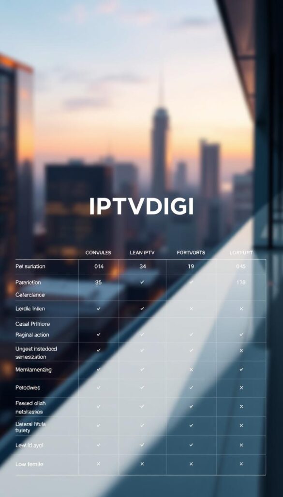 IPTV service comparison IPTV service comparison