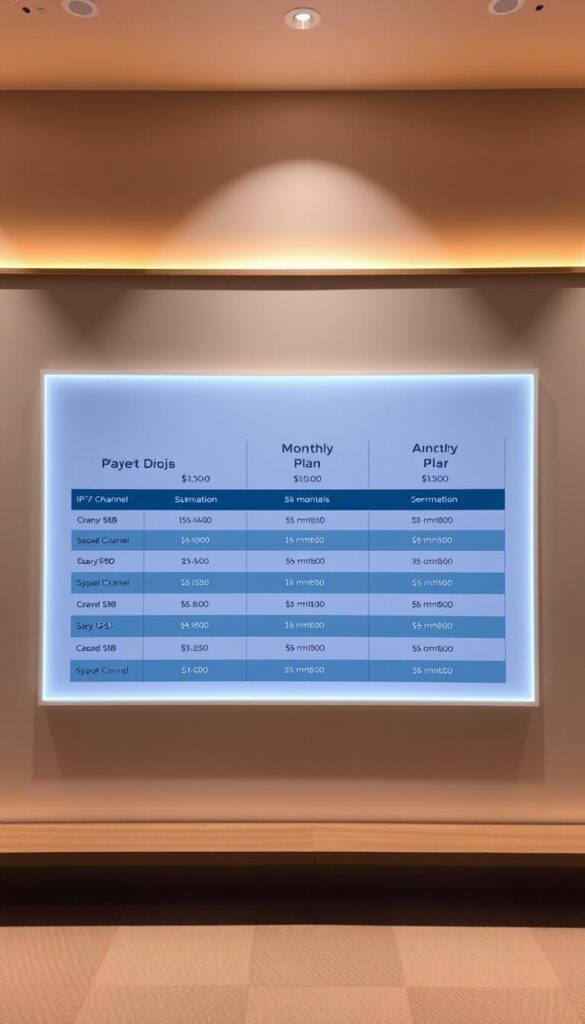 IPTV subscription plans comparison