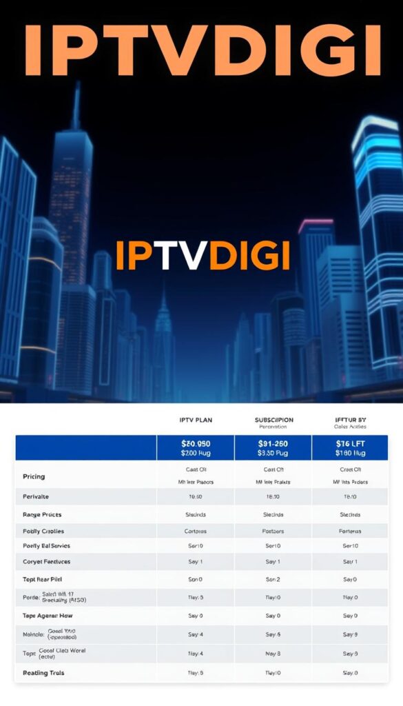 IPTVDIGI Pricing Plans