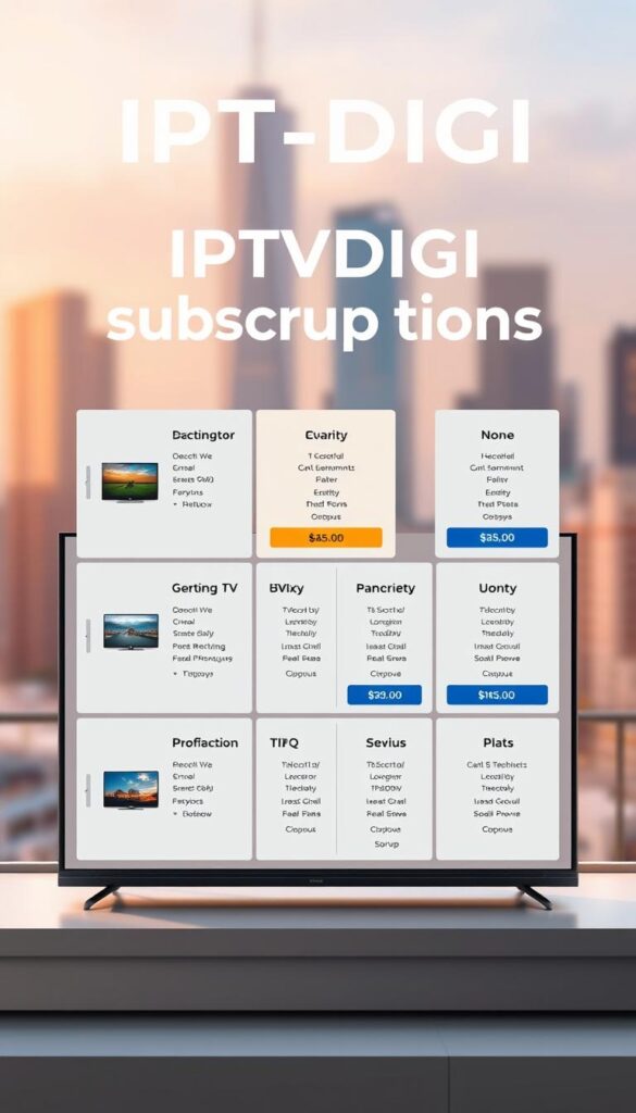IPTVDIGI Subscription Plans