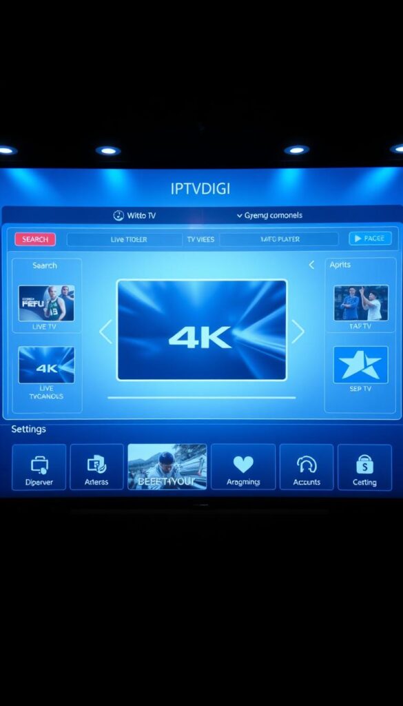IPTVDIGI User Interface