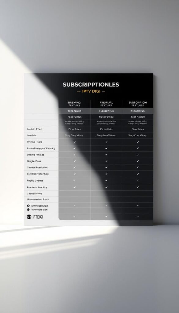 IPTVDIGI subscription plans