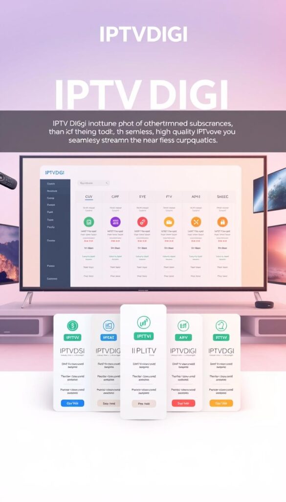 IPTVDIGI subscription plans
