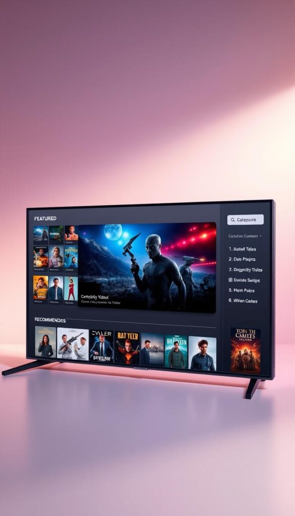 IPTVDIGI user interface