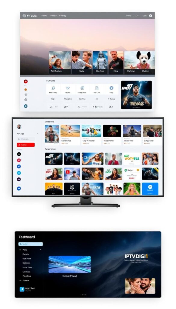 IPTVDIGI user interface IPTVDIGI user interface