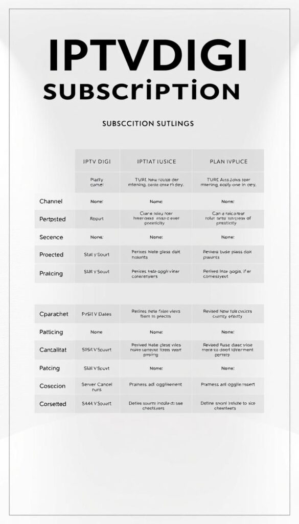 iptv subscription plans