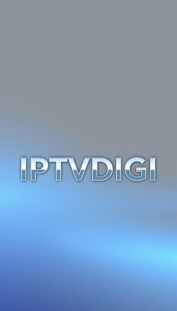 A sleek and modern logo for the "IPTVDIGI" IPTV service, rendered in a high-quality, minimalistic style. The logo features a bold, stylized "IPTVDIGI" text, with the letters arranged in a visually striking and memorable configuration. The text is rendered in a clean, sans-serif font with a subtle metallic or chrome-like finish, giving it a premium, high-tech appearance. The background is a neutral, gradient-based color palette, ranging from cool blues to grays, creating a sophisticated and professional atmosphere. The overall composition is well-balanced, with the logo positioned centrally and occupying a significant portion of the frame, ensuring it commands attention and conveys the brand's authority and reliability as a leading IPTV provider.
