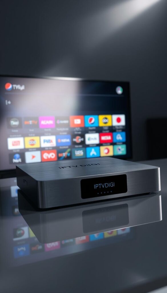 Arabic IPTV box channel selection