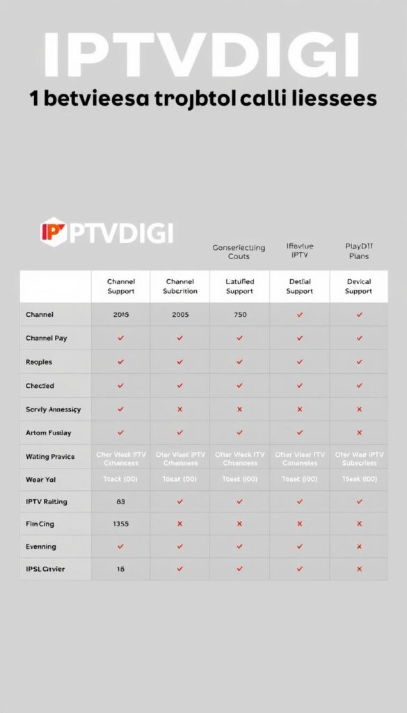 IPTV Subscription Comparison
