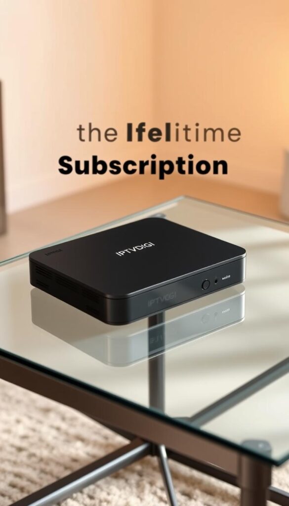 IPTV box with lifetime subscription