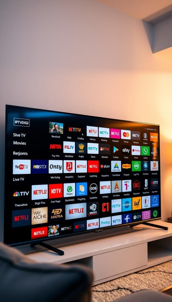 IPTV channel lineup