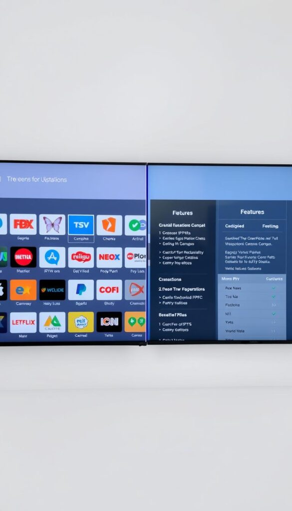 IPTV channel selection comparison