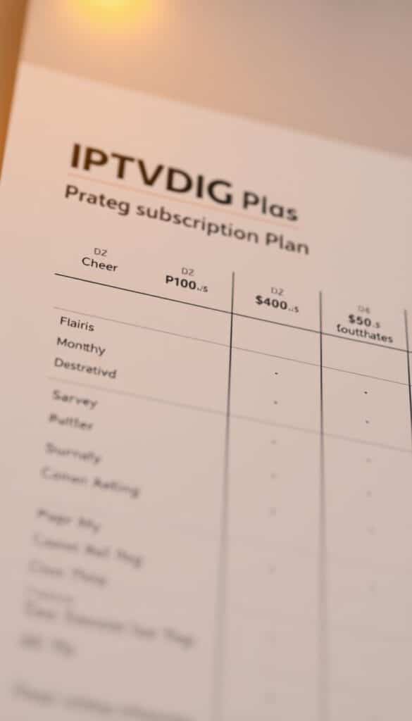 IPTVDIGI Pricing Plans