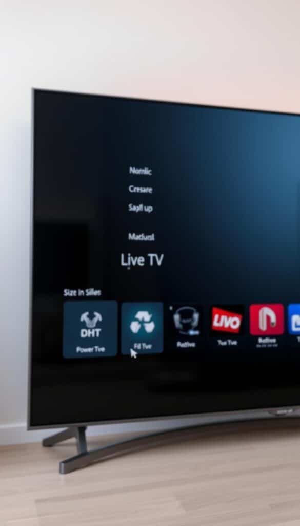 IPTVDIGI interface on Samsung TV