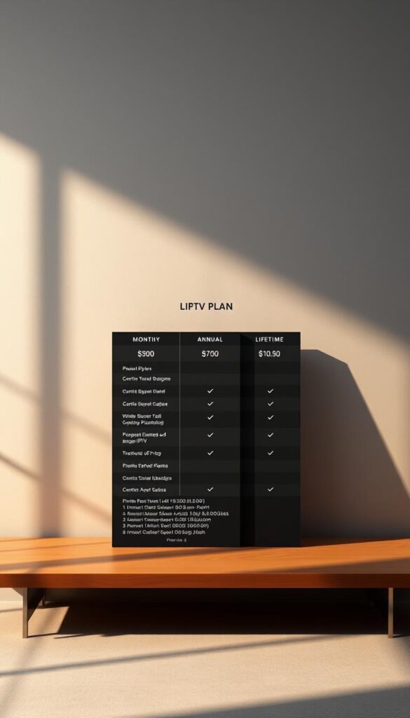 Lifetime IPTV Service Pricing Plans