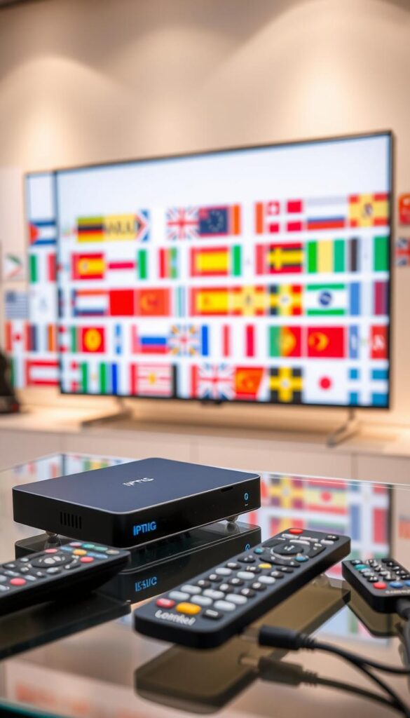 iptv receiver with multi-language support