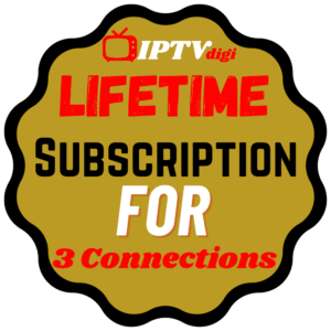 Lifetime IPTV Subscription For 3 Connections