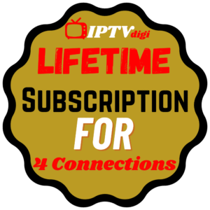 Lifetime IPTV Subscription For 4 Connections