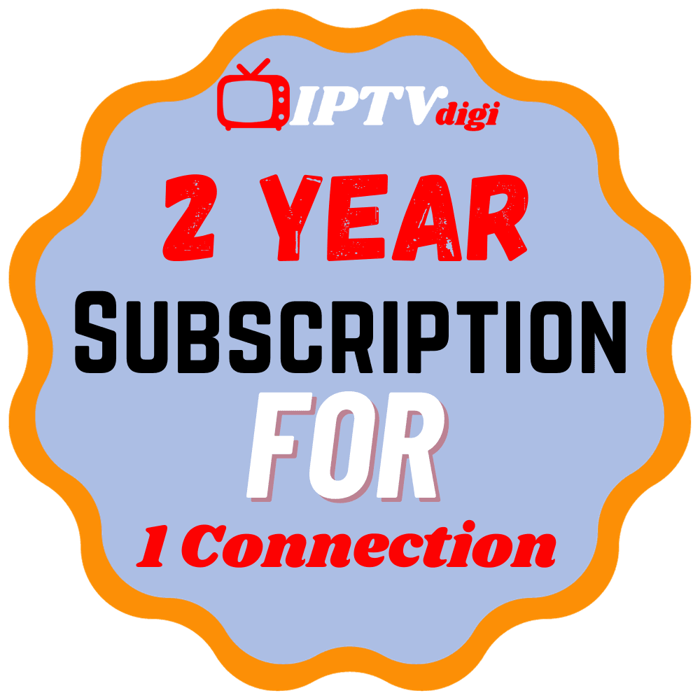 2 Years IPTV Subscription for 1 Connection