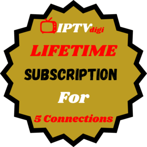 Lifetime IPTV Subscription For 5 Connections
