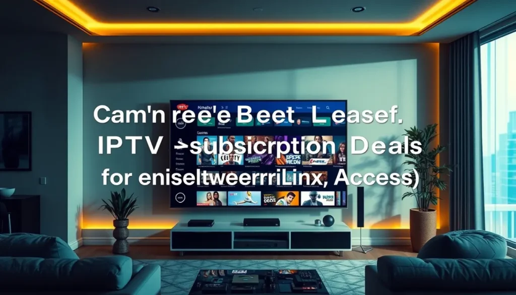 iptv subscription deals