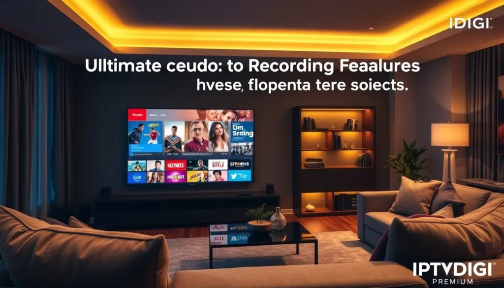 iptv recording features