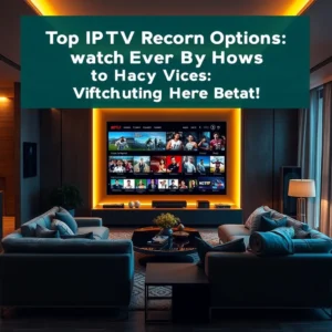 iptv recording options